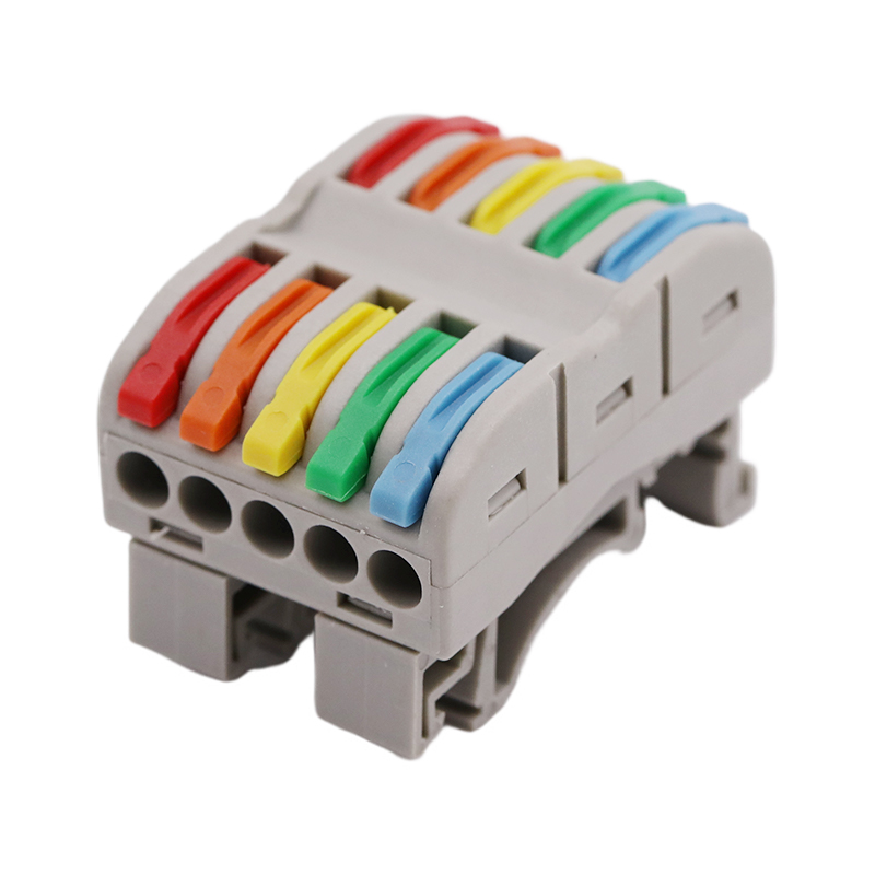 5 في 5 خارج PC DIN Rail Terminal موصل سريع